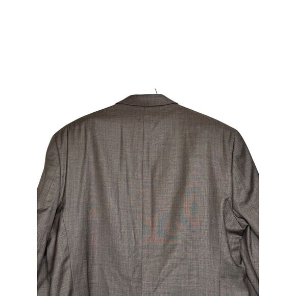 Chaps Men's Blazer Suit Wool Single Vent 2-Button Lined Jacket Grey Size 44R - Picture 8 of 10